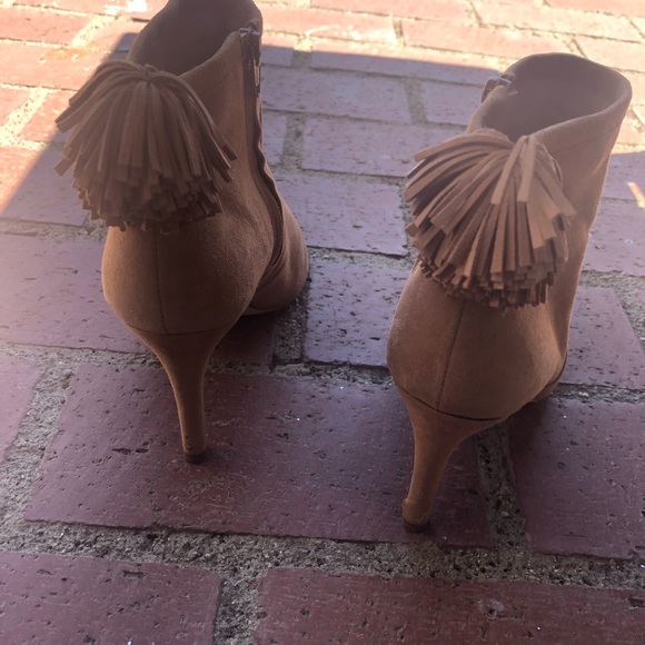 Loeffler Randall Heeled Booties Tassel Pointy - Picture 4 of 8